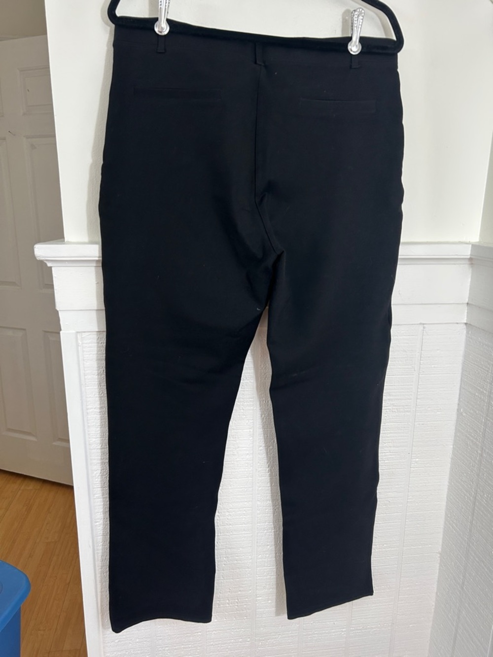 Quince Black Ultra Stretch Straight Leg Ponte Pants size XL - Picture 5 of 8